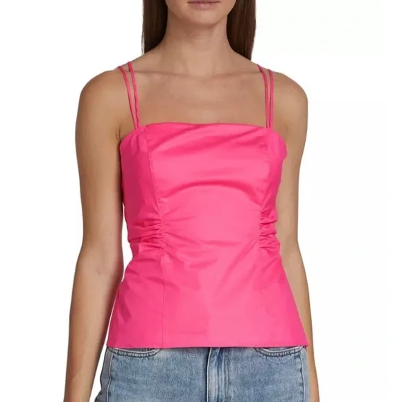 Frame Denim | Tops | New Frame Pink Tieback Top | Poshmark